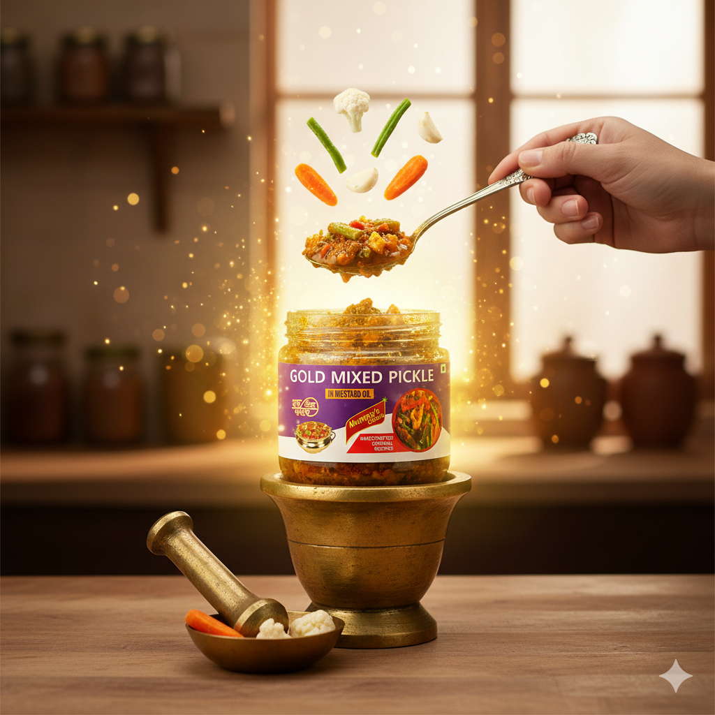 Mummy's Choice  Gold Mixed Pickle 300g - Image 4