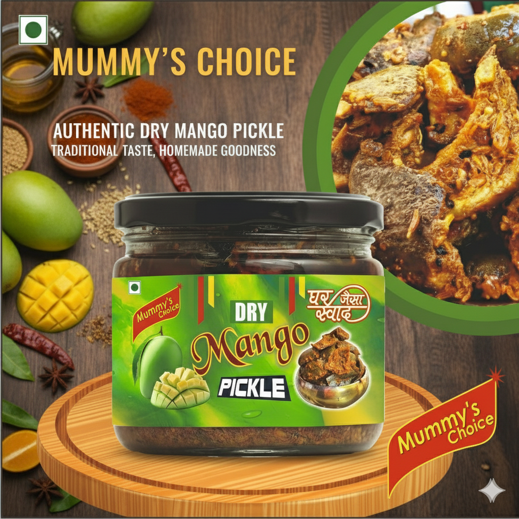 Mummy's Choice  Dry Mango Pickle 250g - Image 2