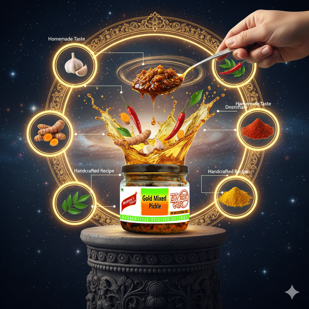 Mummy's Choice  Gold Mixed Pickle 200g - Image 3